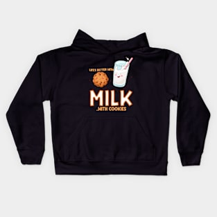 Life is better with milk Kids Hoodie